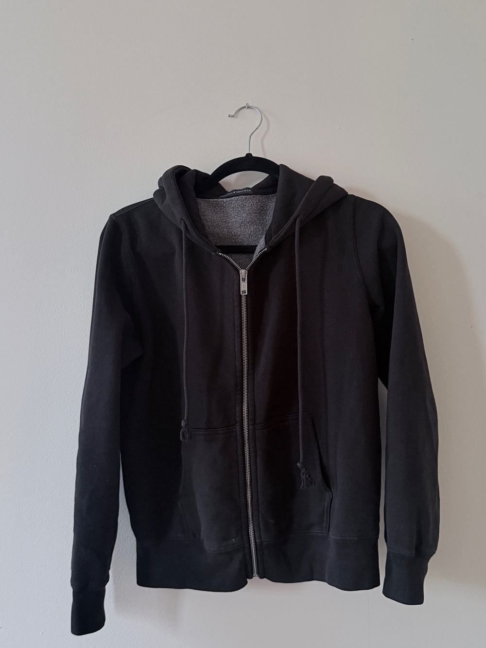 Black Zip-Up Hoodie